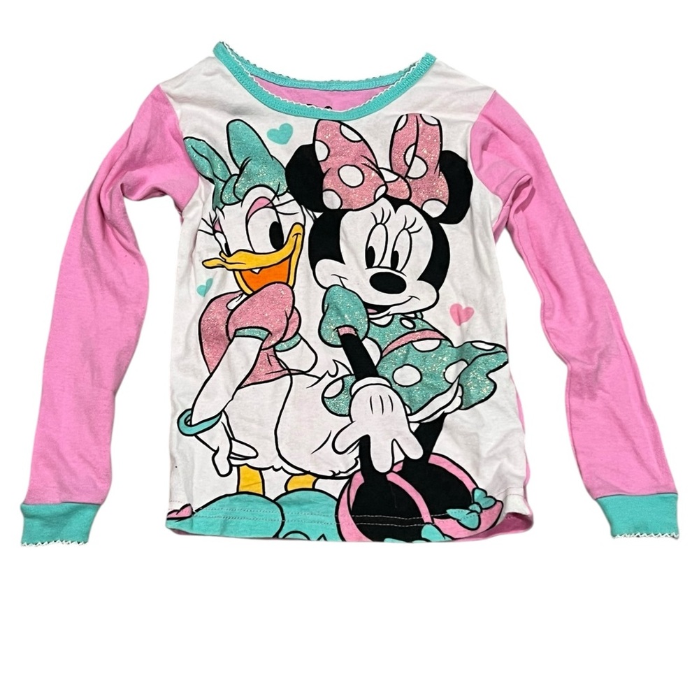 Disney Minnie Mouse & Daisy Duck Long Sleeve Pajama Top | Size 5T